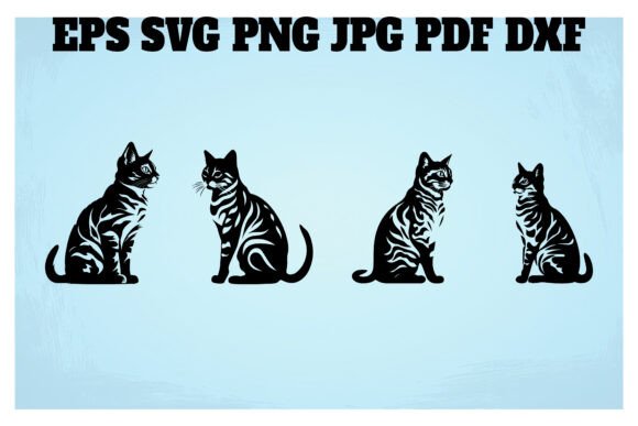 Bengal Cat Silhouette