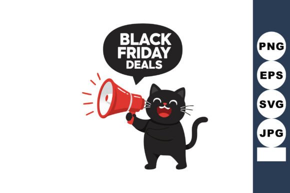 Black Friday Deals Megaphone Held by Hap