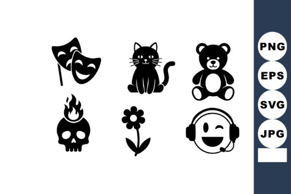 Black Silhouette Icons Inc