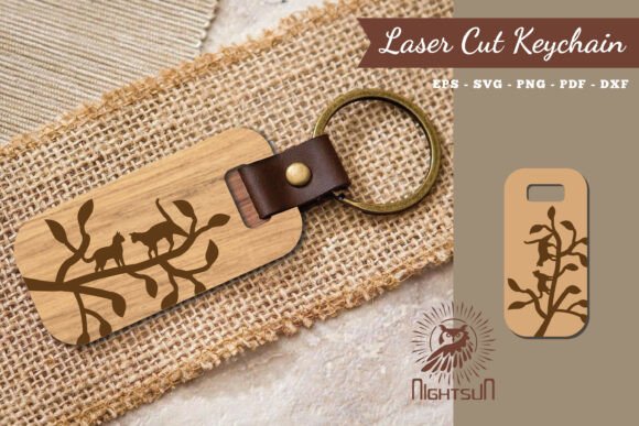 Cat Laser Cut Keychain SVG 5 Review