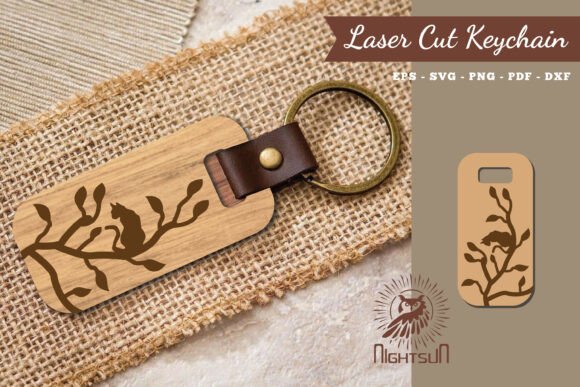 Cat Laser Cut Keychain SVG 6 Review