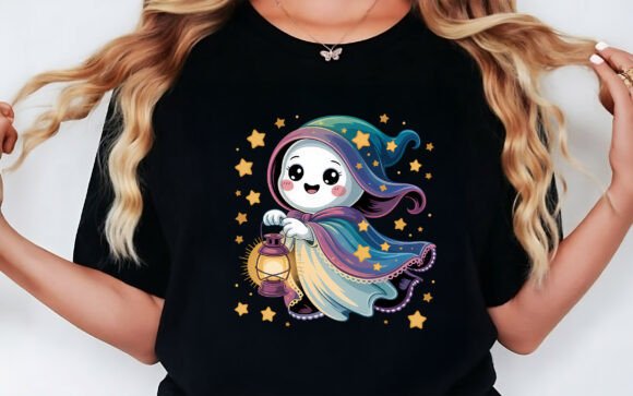 Cute Ghost Pastel Color Spooky Shirt