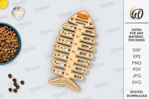Personalized Cat Tracker Laser Cut
