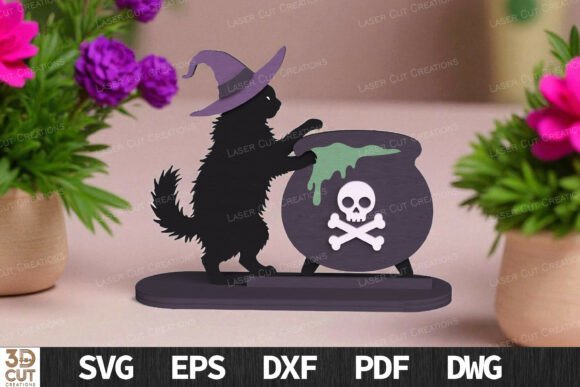 Witch Cat and Cauldron SVG Review